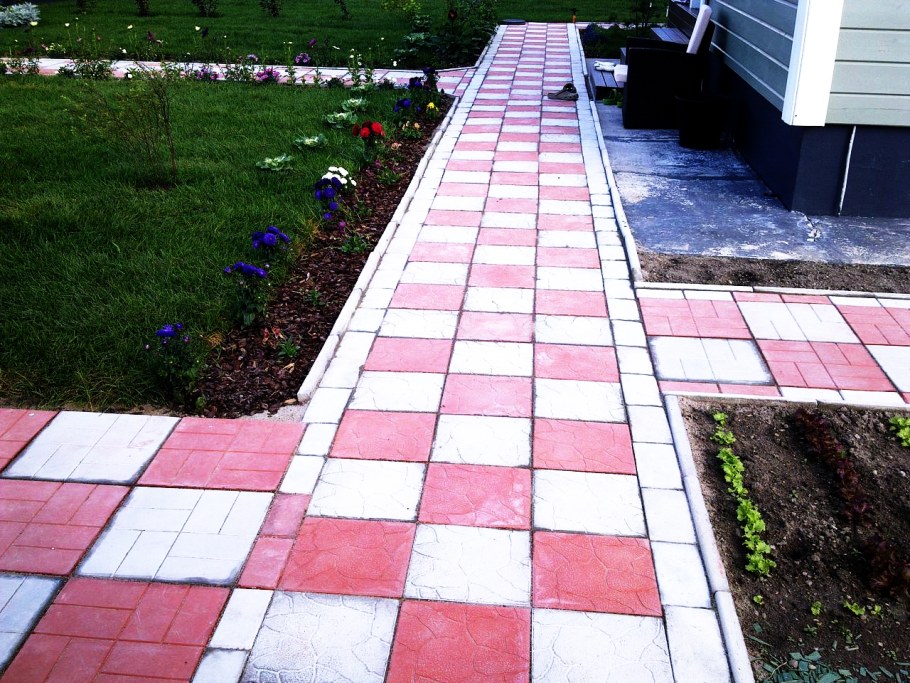 Дорожки из брусчатки