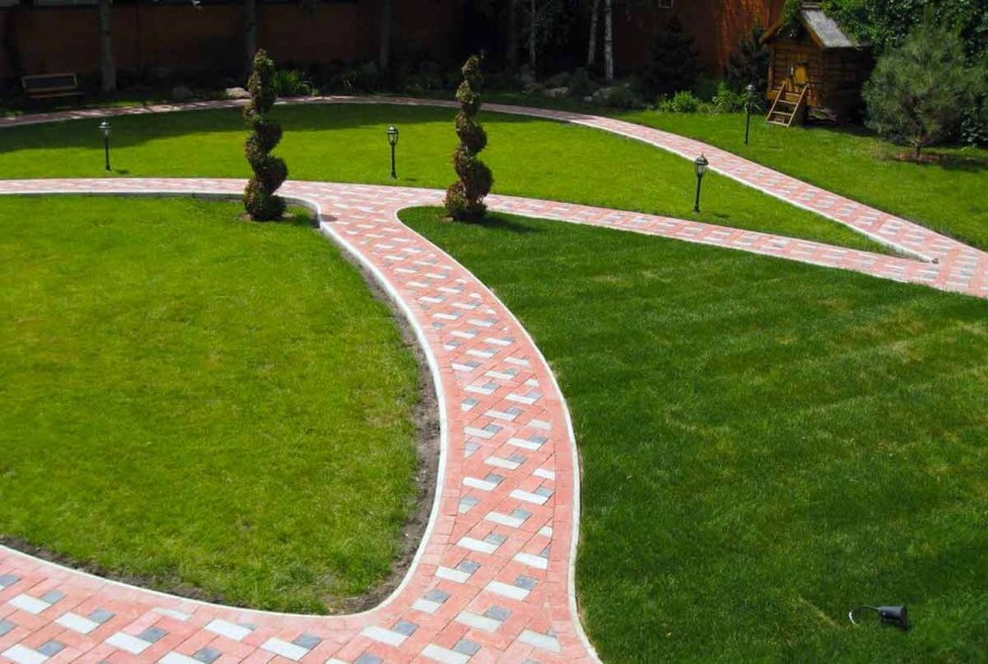 Садовые дорожки из керамической плитки