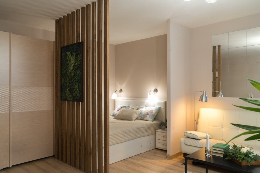 Ширма жалюзийная белая