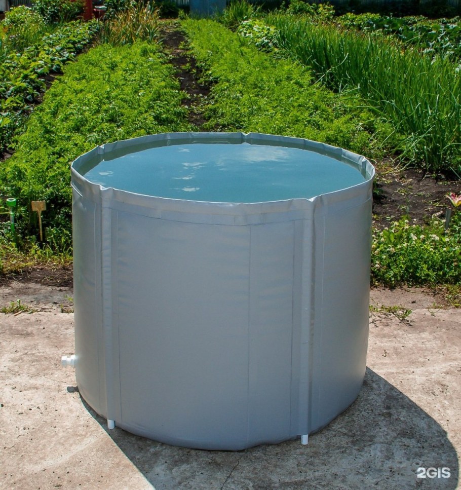 Складная ёмкость (бак/бочка) для воды EKUD 500 Л (H 100 см, d 80 см)