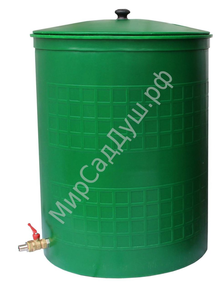 Бочка Садовая зелёная 300л