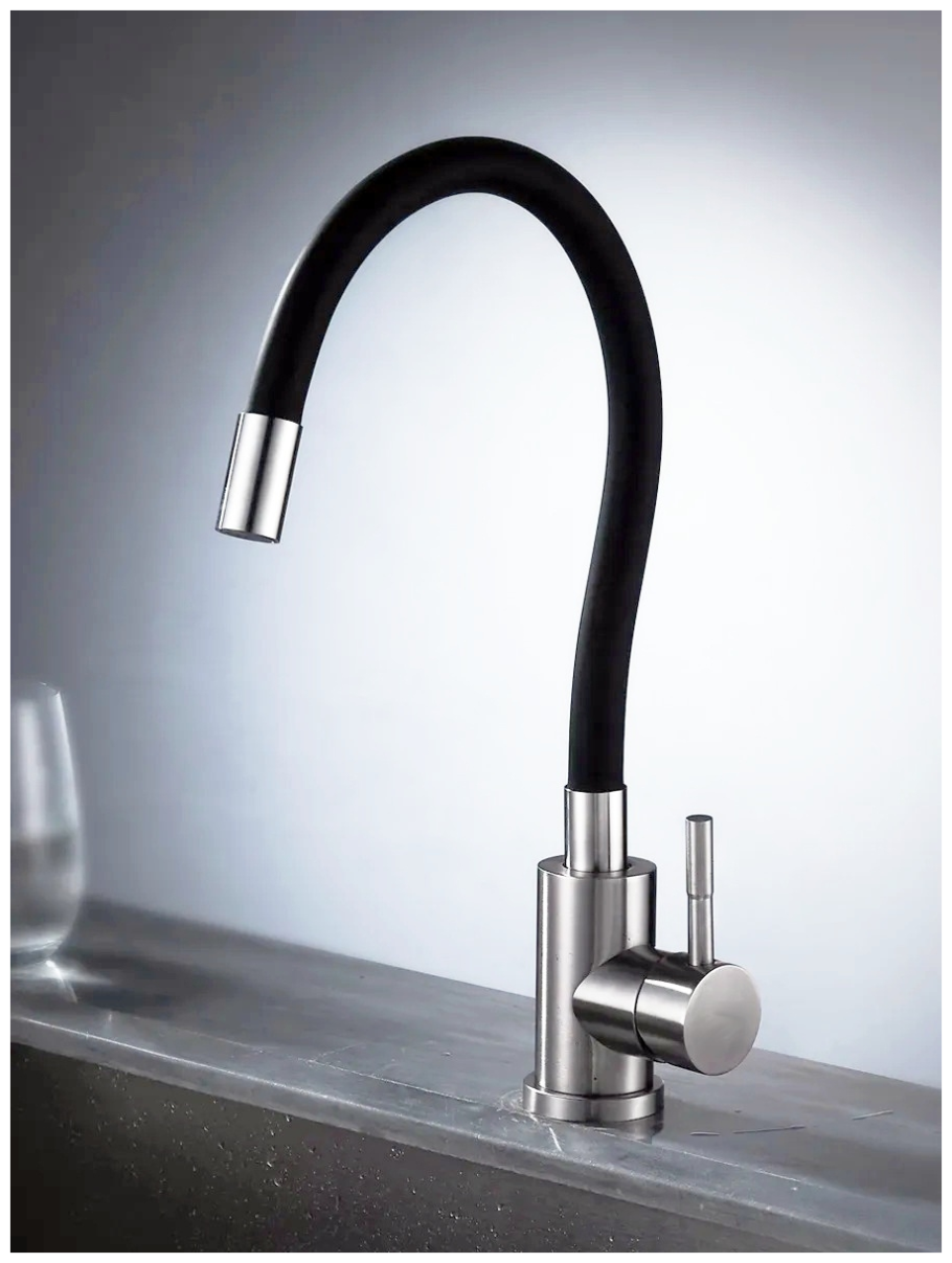 Смеситель g-Lauf для кухни с вытяжным изливом ken4-a031