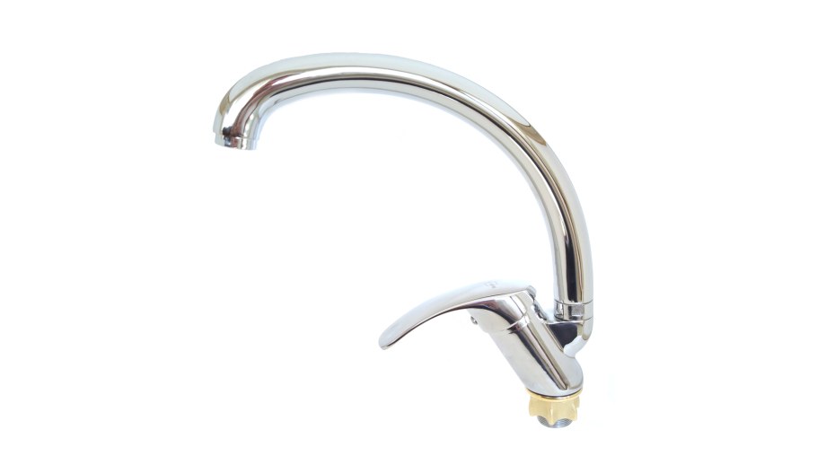 Смеситель для кухни (мойки) g-Lauf jik12-a102 двухрычажный хром