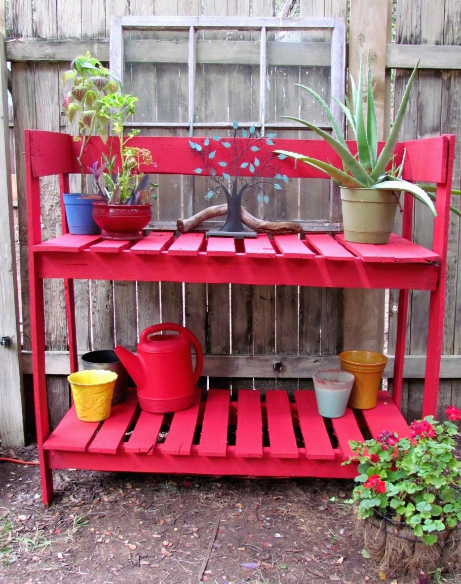 Шезлонг из паллет для дачи