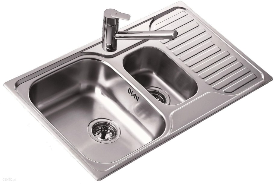 Врезная кухонная мойка Lex 7750 77х50см нержавеющая сталь