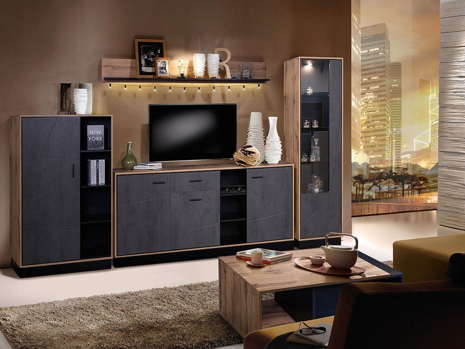 Стенка сенатор 2 итальян орех фабрика изготовитель