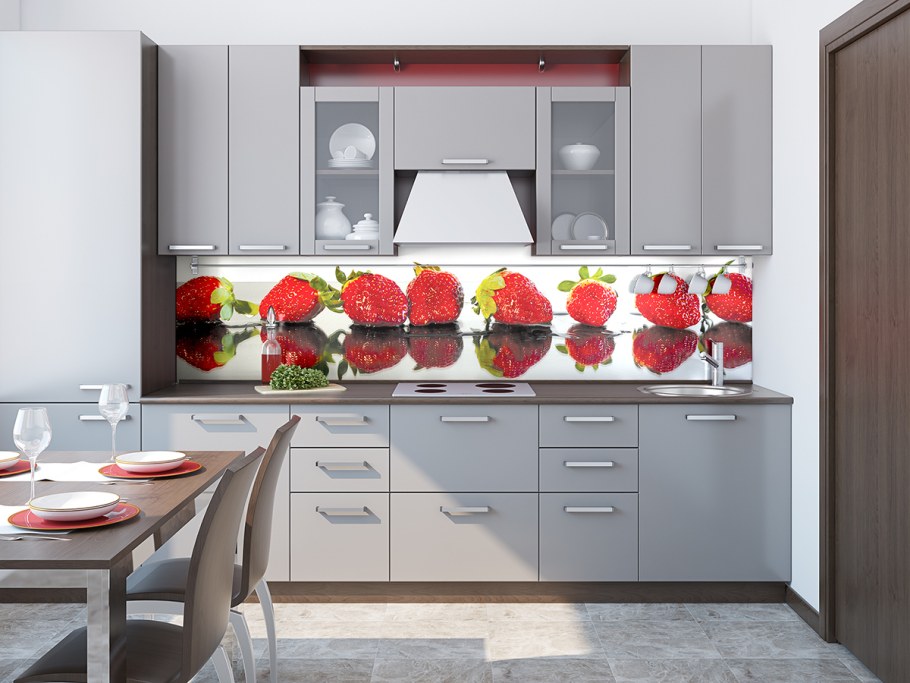 Кухонный фартук ABS-пластик 3000х600х1.5мм Бельканто (плитка классич.)