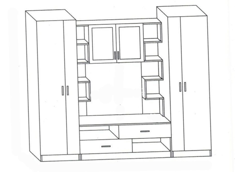 Стенка марта 15 угловая фабрика хит