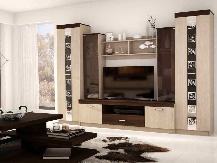 Стенка марта-11 (Флора) (цвет венге/белфорт)