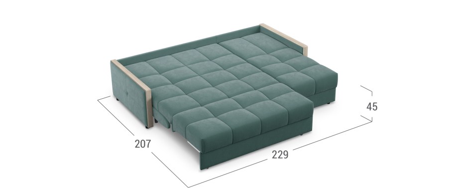 Диван угловой раскладной Аргос 2300