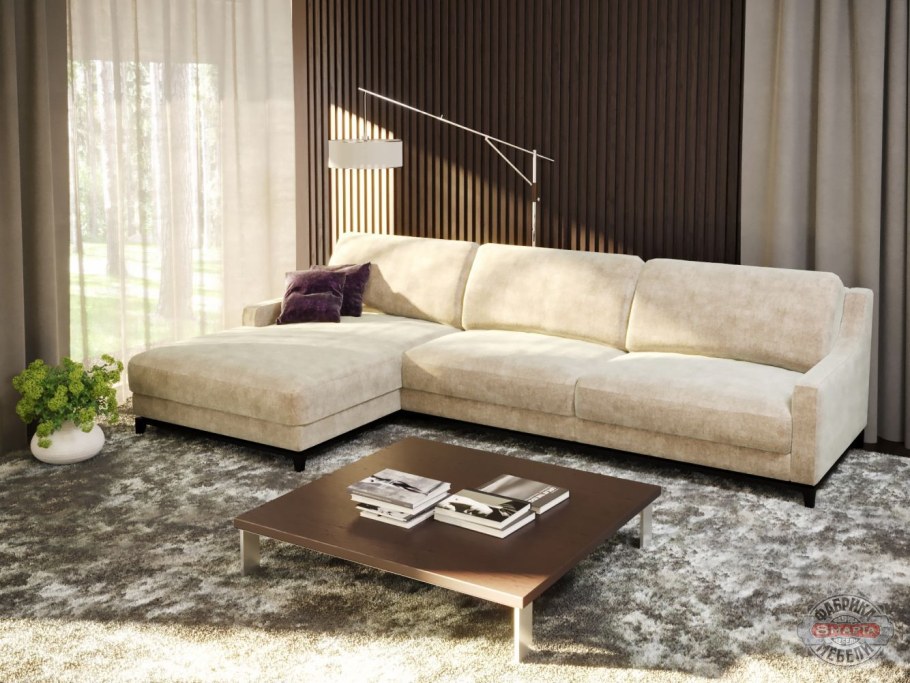 Кожаный диван 8 марта угловой