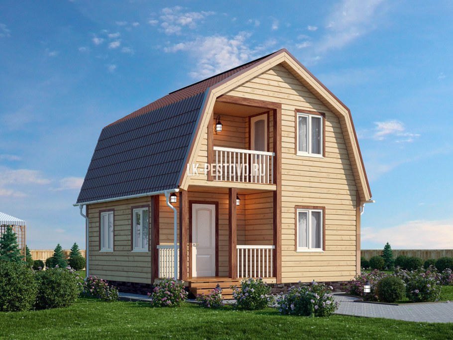 Дом из бруса 6х6 Енисей