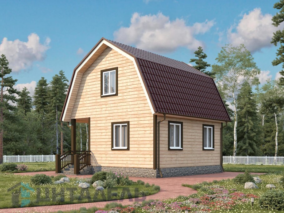 Баня 6 на 6 из бруса