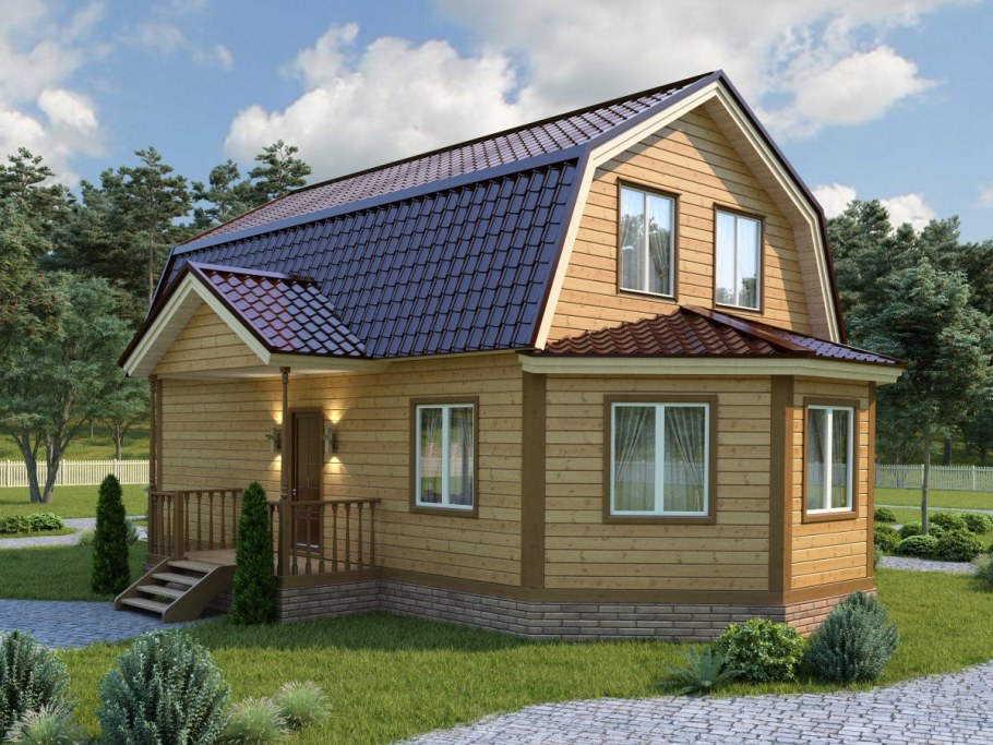 Дом брусовой 6х6 Пестово