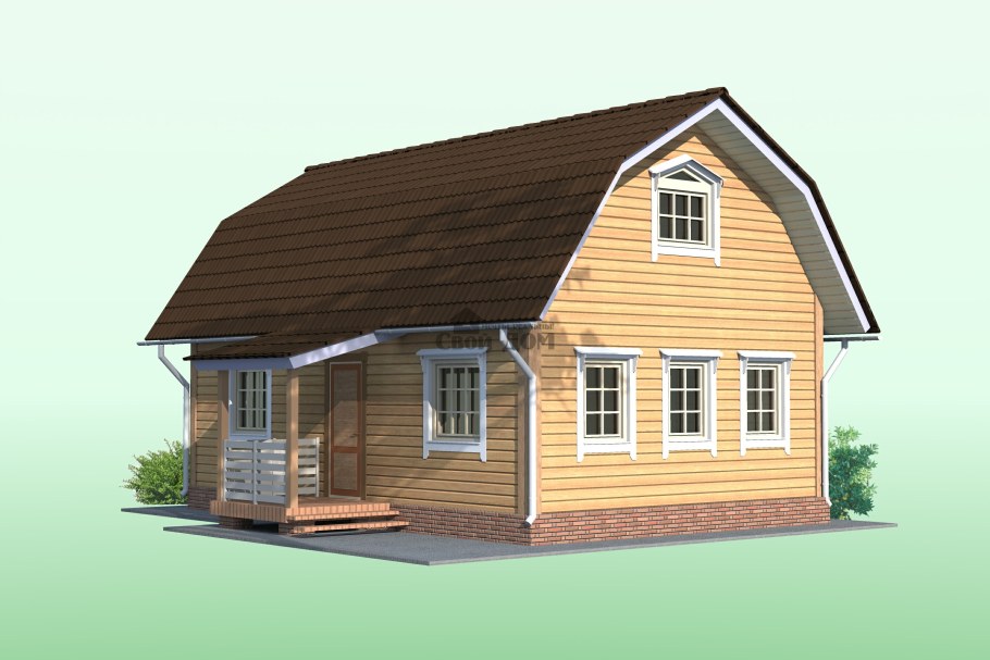 Дом из профилированного бруса 6х6