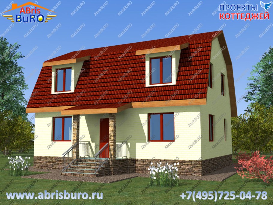 Зодчий 6х9 три фронтона