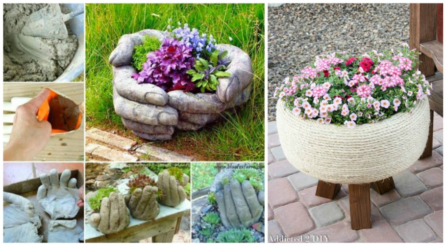 Декорации из цемента