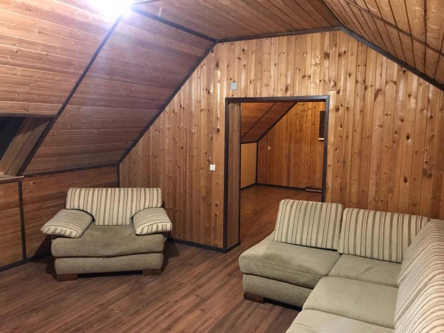 Отделка мансарды вагонкой