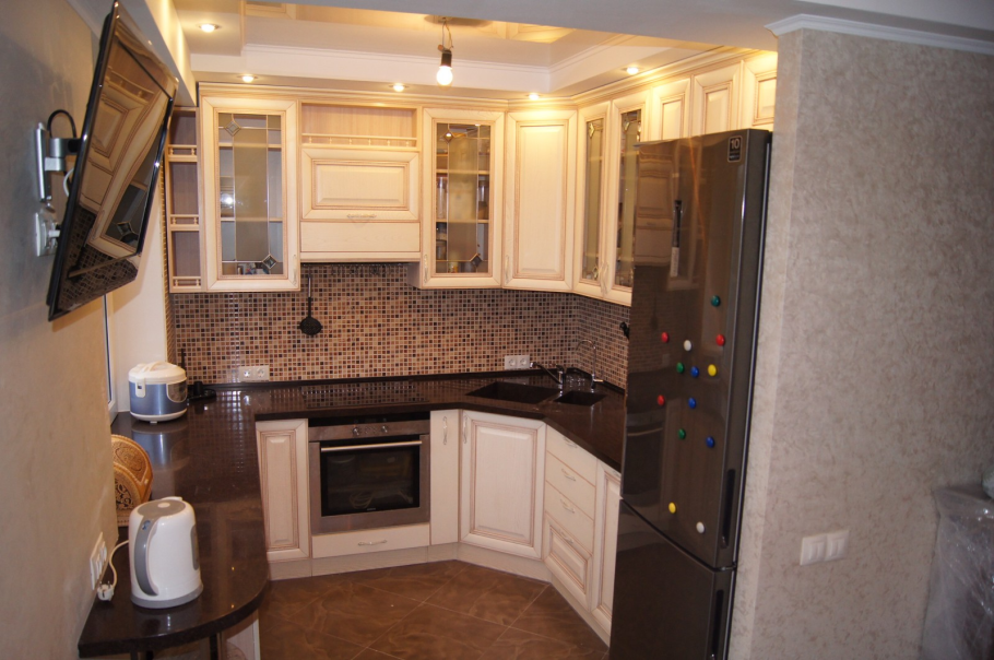 Кухни угловые классика хрущевка