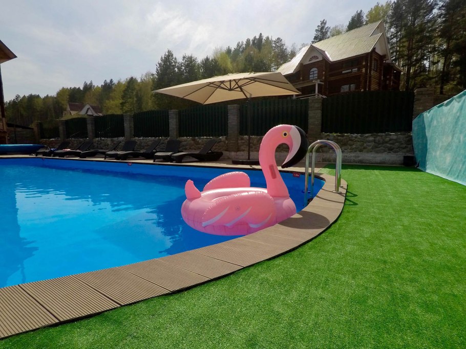 Понтонный бассейн парк Фили