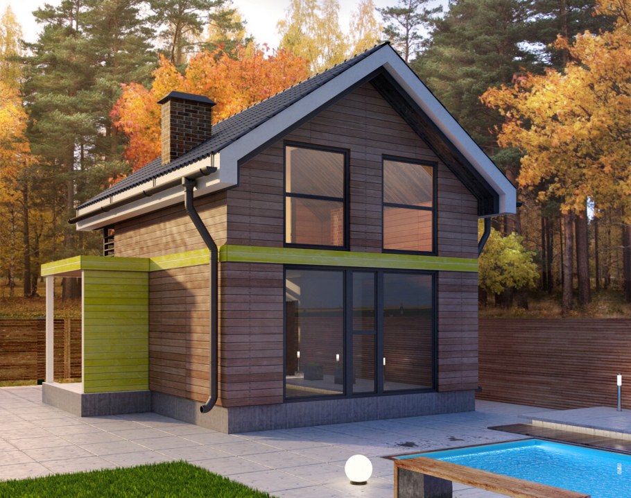 Минидом проект твинхауса