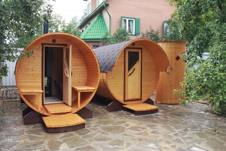 Финская сауна в квартиру с душевой кабиной Banff GSI-502 180x120x220