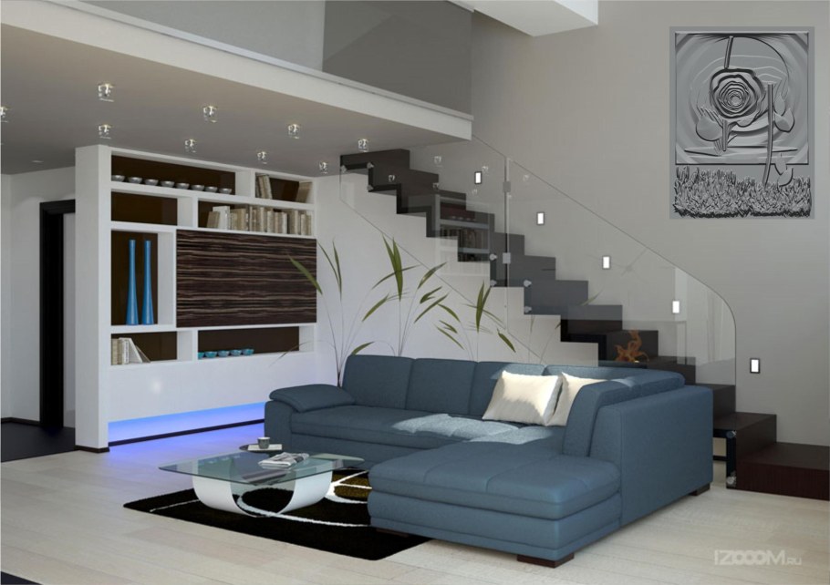 Интерьер 2х уровневой квартиры