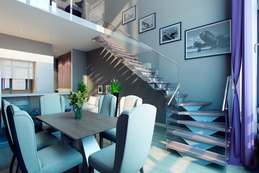 Шикарная двухуровневая квартира