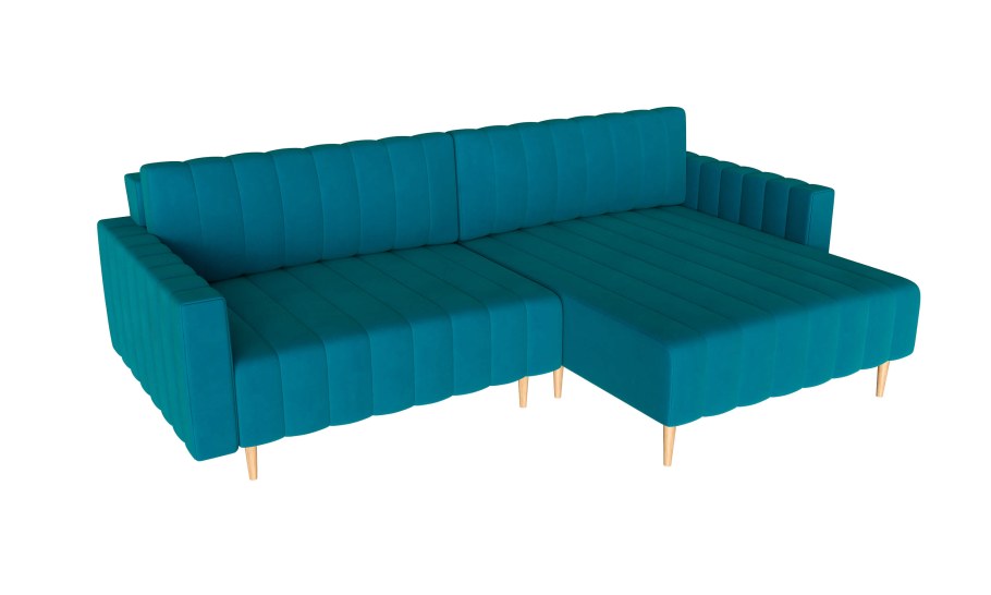 ЛД диван "Хьюго" прямой трехместный d.101.i.3.ВР.синий