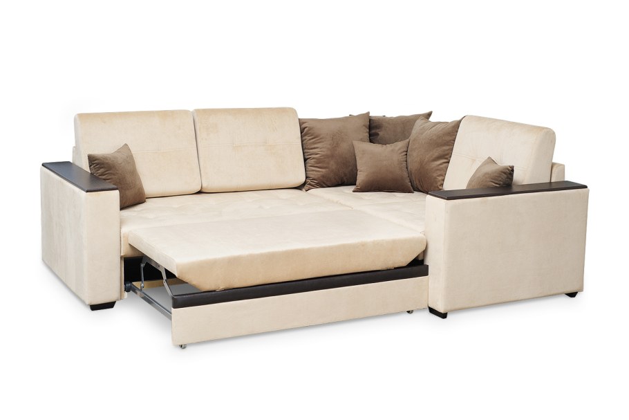 Диван прямой Браво Caramel выкатной