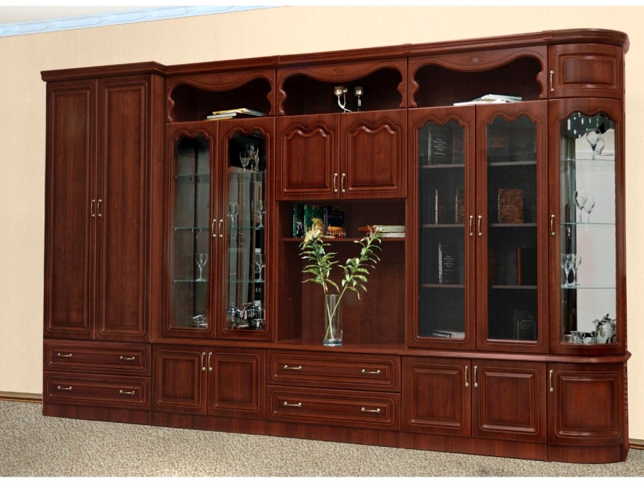 Гостиная "Флоренция" стеклопенал БТС