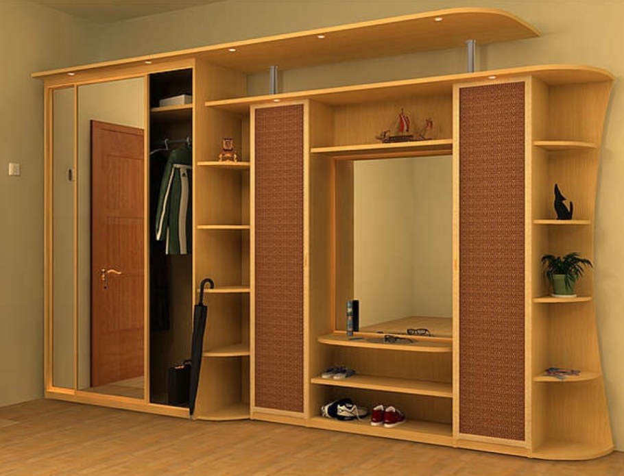 Корпусный шкаф купе в прихожую