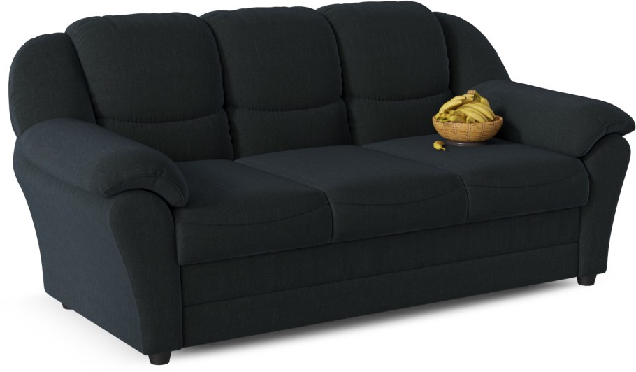 Диван ротанг 3-х местный шоколад м6490