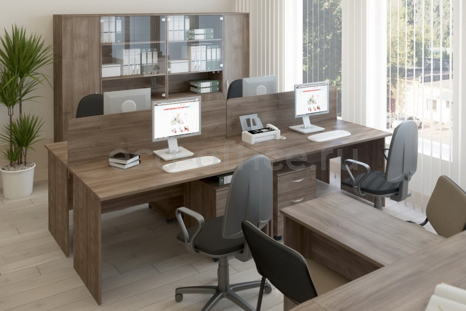 Мебель VP_Chicago n стол руководителя 190 темн. Дуб