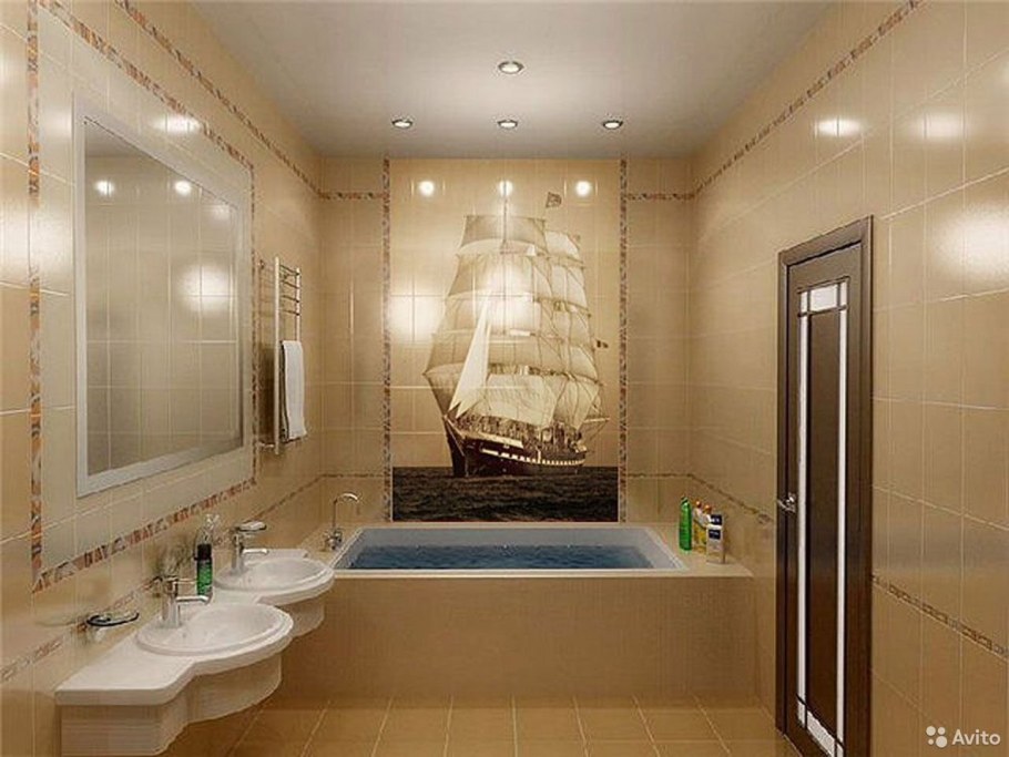 Дизайн маленькой ванной комнаты