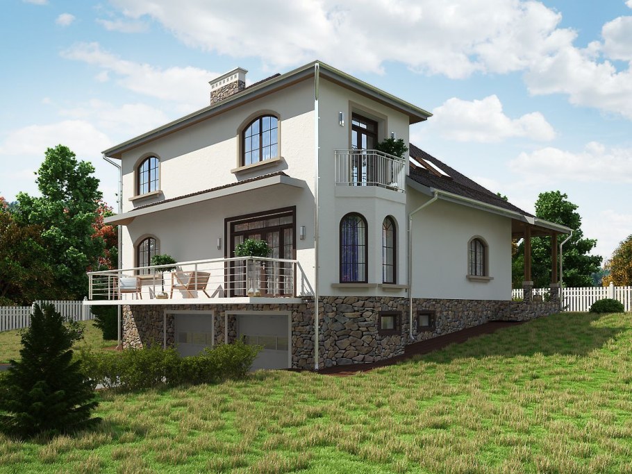 Дом с цокольным этажом