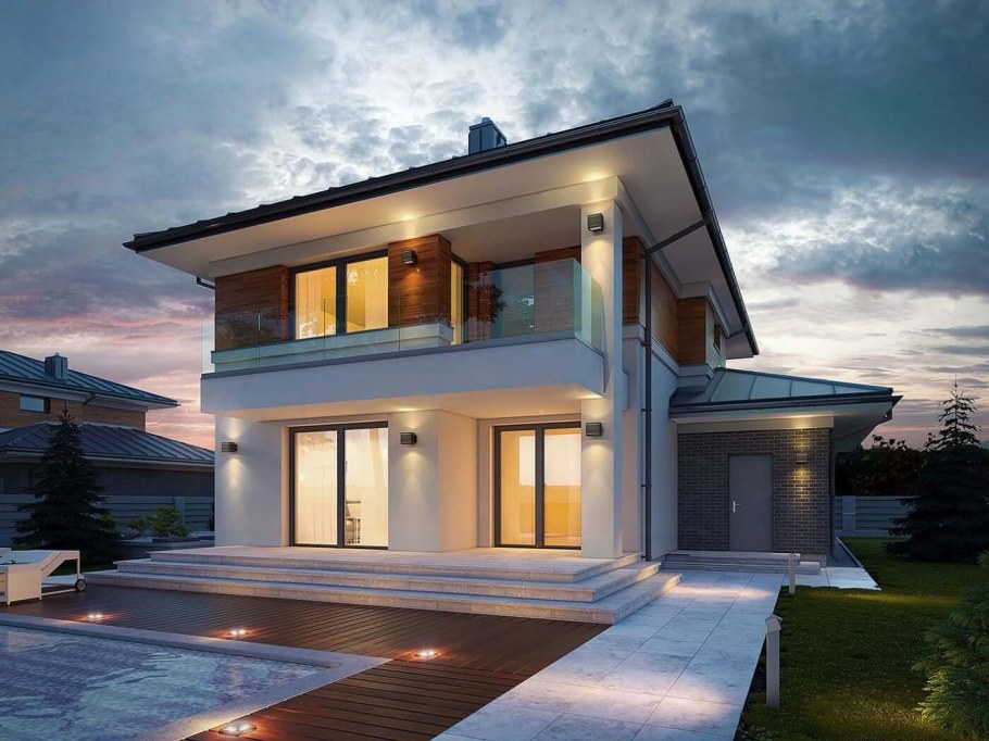 Двухэтажный дом