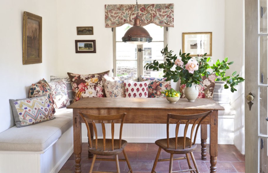 Кухонный диван Ральф белая экокожа