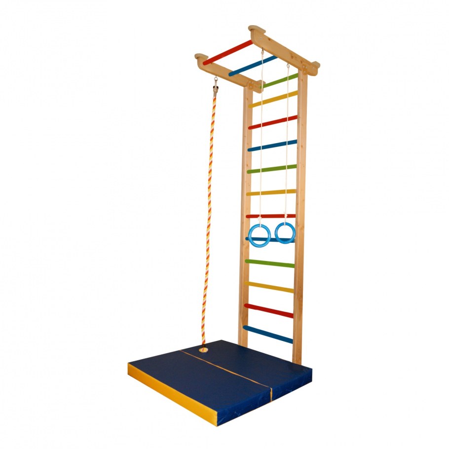 Шведская стенка БЭБИСПОРТ акварель г-образный распорный