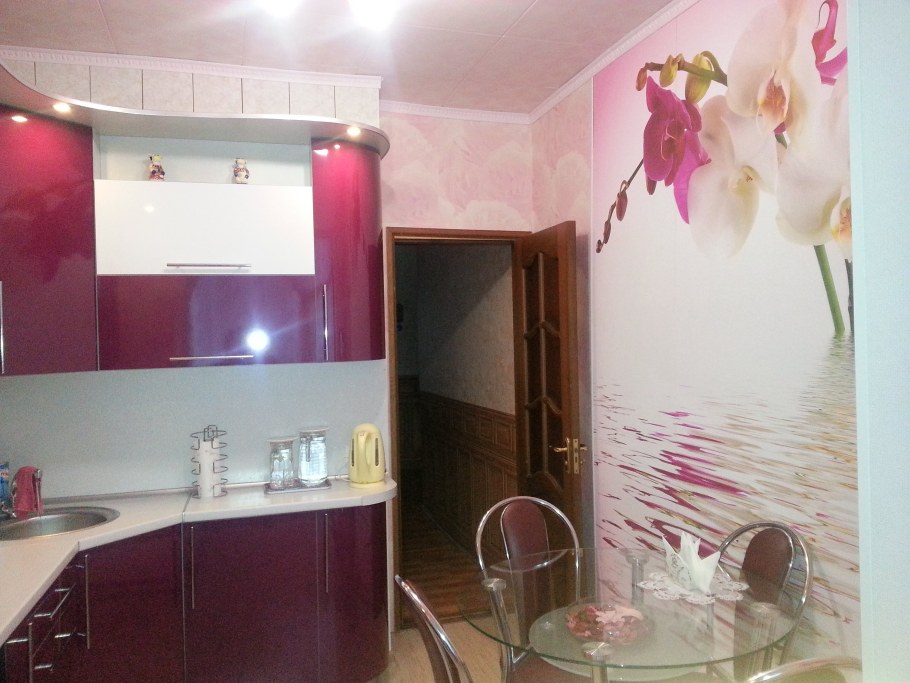 Фотообои для маленькой кухни