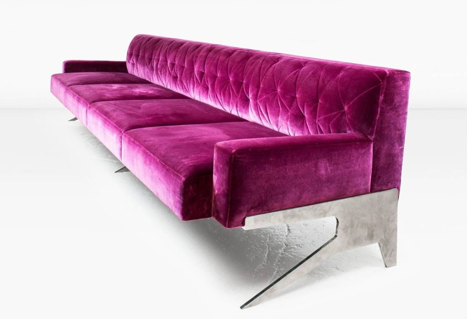 Диван вельвет Пинк