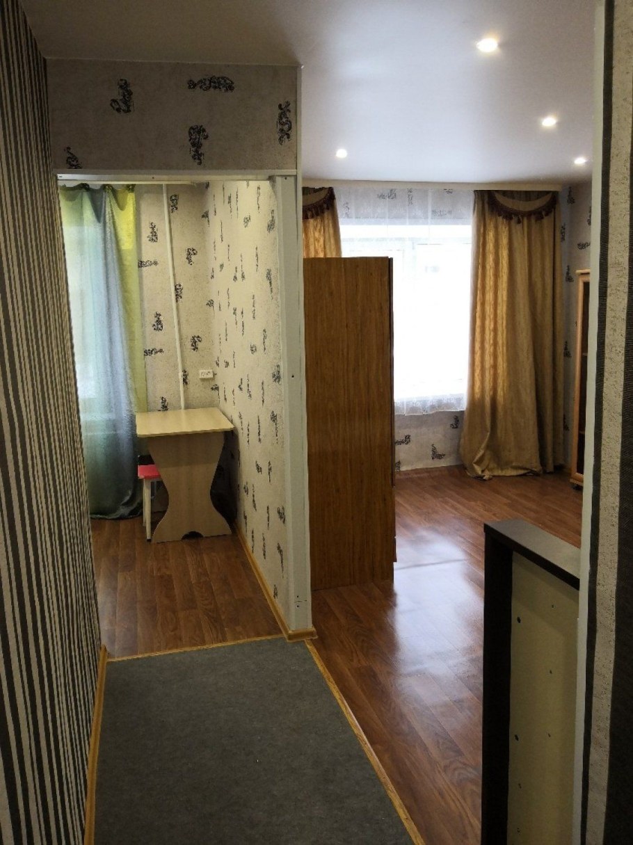 Угловая однокомнатная хрущевка