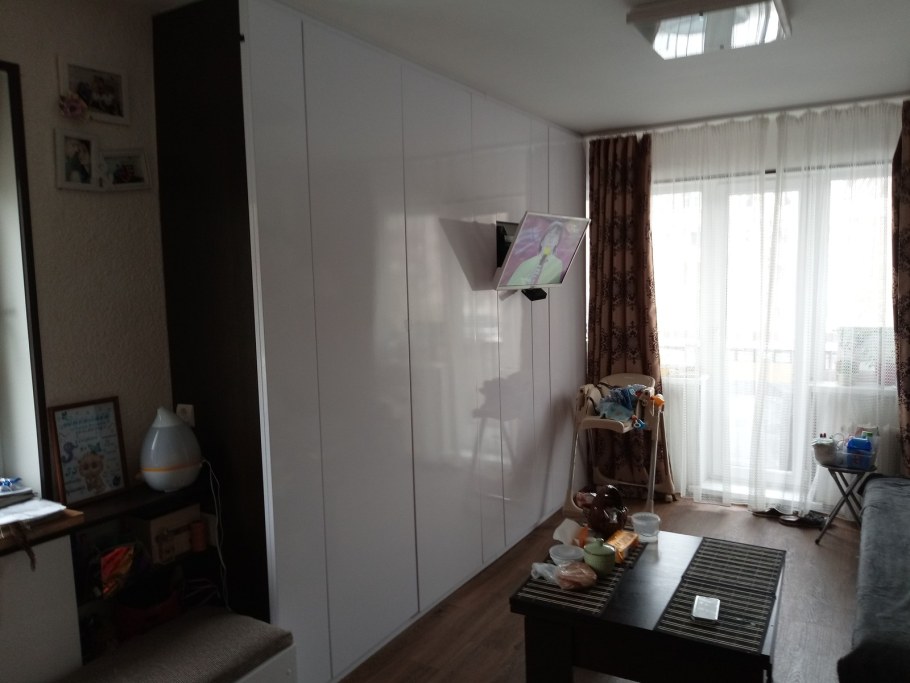 Угловая однокомнатная хрущевка