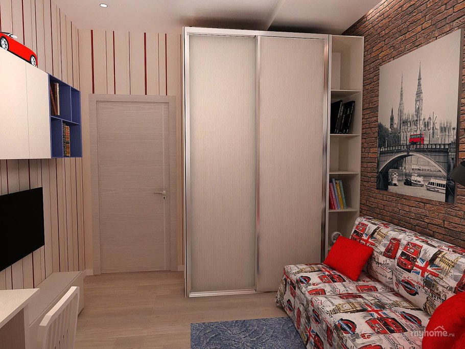 Спальня 9.5 кв м планировка