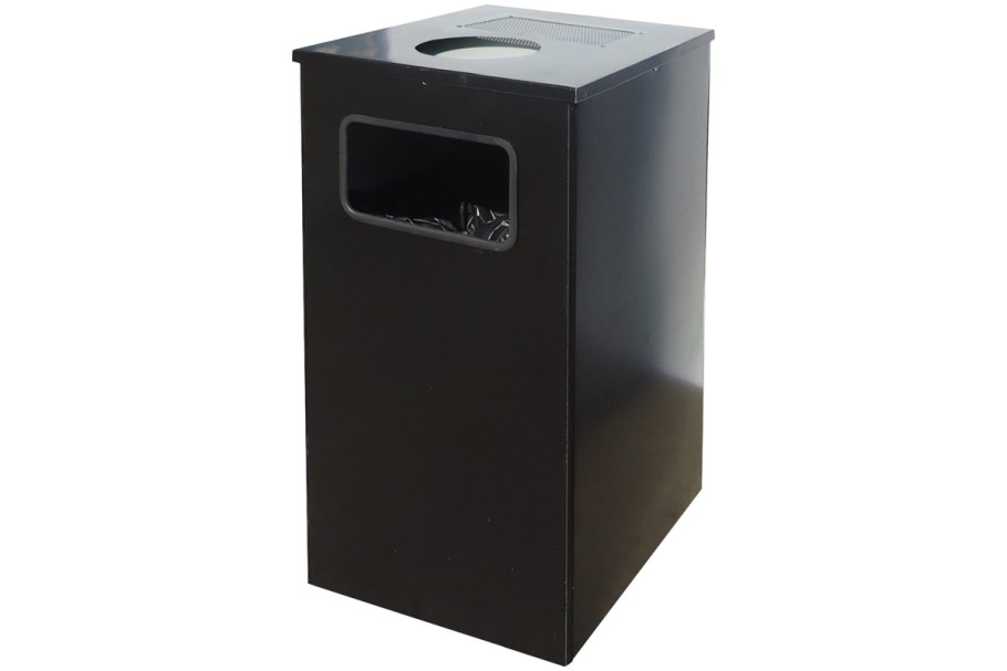 Урна Титан МЕТА Квадро-24 черный