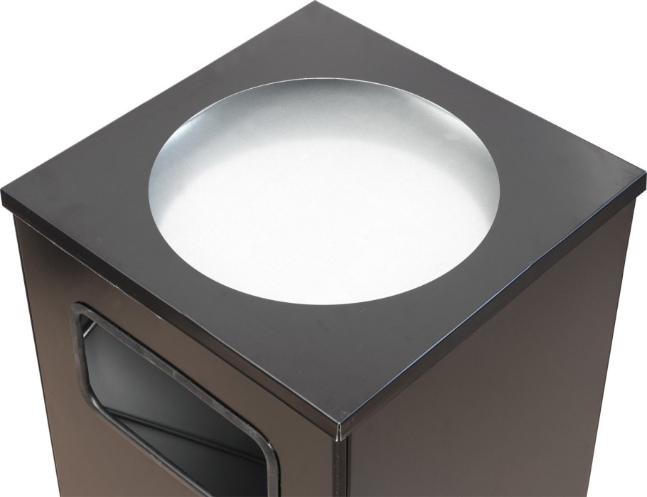 Урна для мусора Квадро-15 (хром)