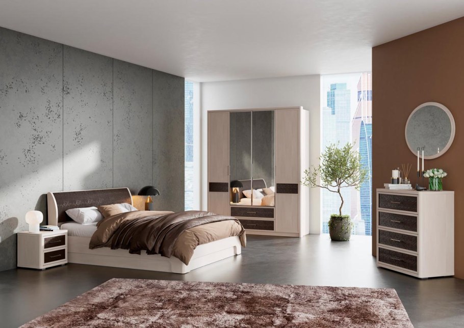 Спальный гарнитур Лючия Шатура