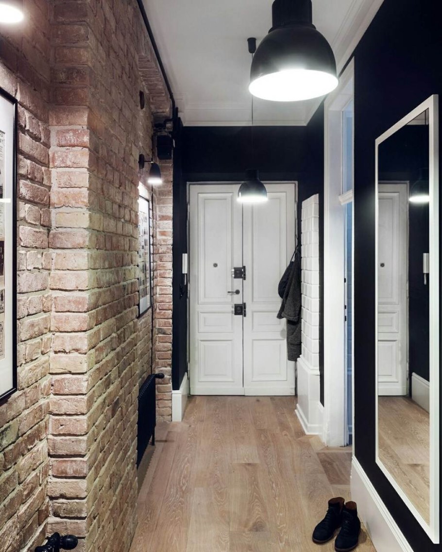 Квартира студия 40м2 в стиле лофт