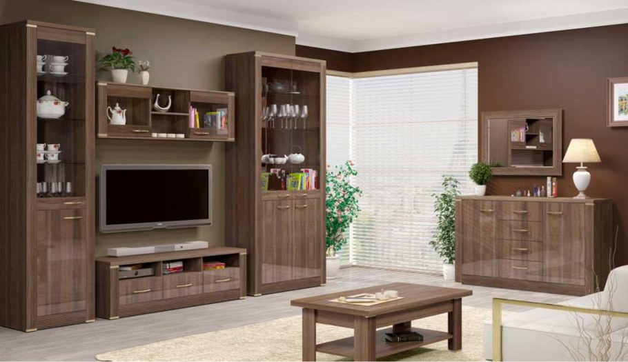 Дом мебели Скай стенка глянец 4 ВМС