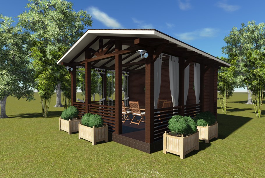 Беседки из дерева